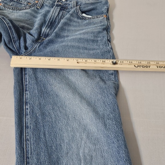 Levi's Ribcage Wide Leg Premium  Bell Flare High Rise Jeans Size 27 X 32 - Picture 10 of 12